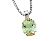 Green Amethyst Pendant