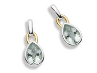 Green Amethyst Earrings