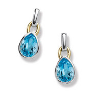 Blue Topaz Earrings