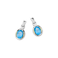 Blue Topaz Earrings