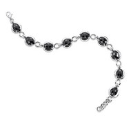 Onyx Bracelet in Sterling Silver