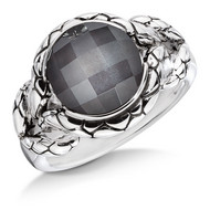 Hematite Ring in Sterling Silver