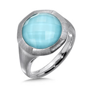 Turquoise Ring in Sterling Silver