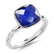 Lapis Ring in Sterling Silver