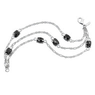 Onyx Bracelet in Sterling Silver